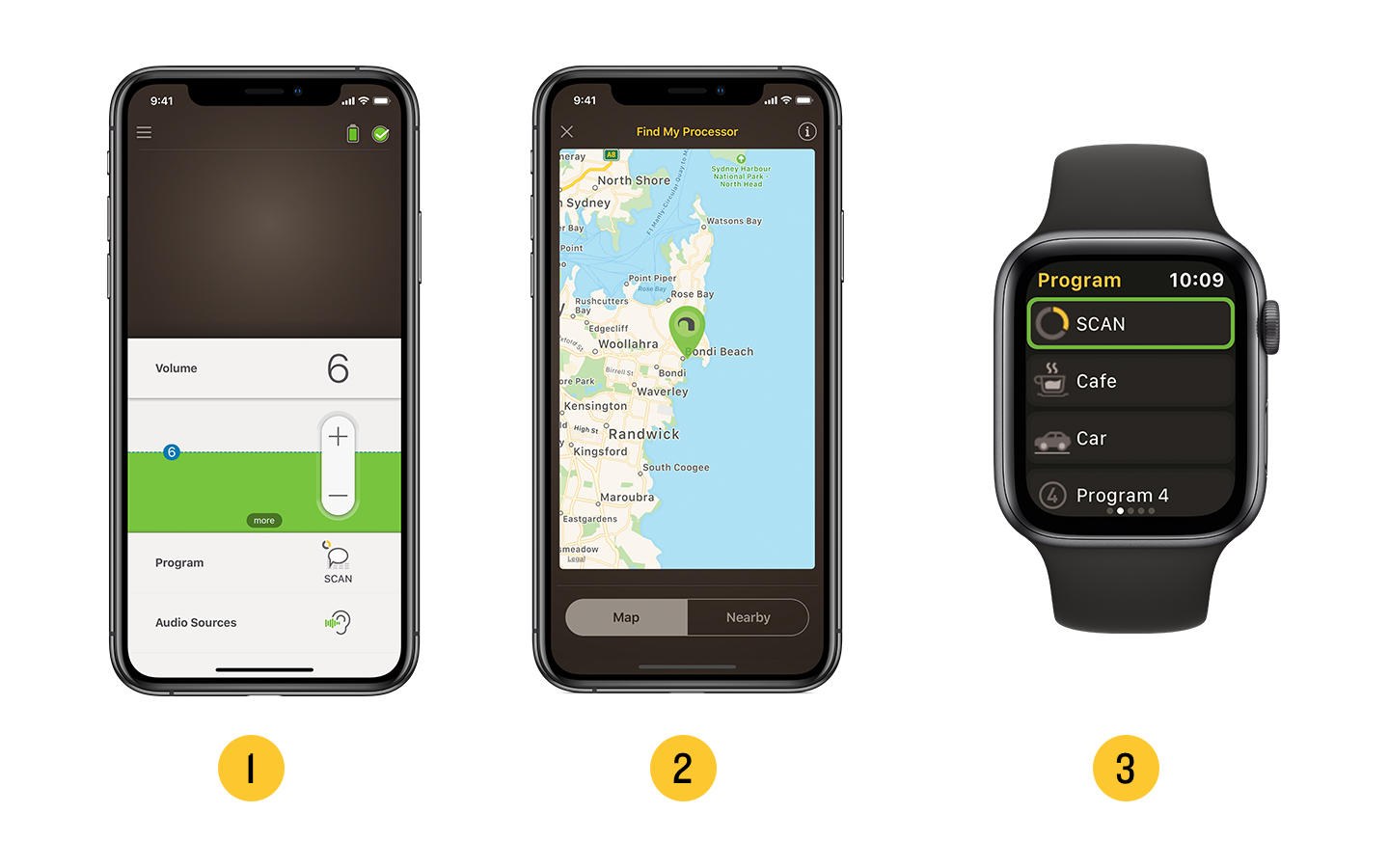 Nucleus Smart App med Apple Watch